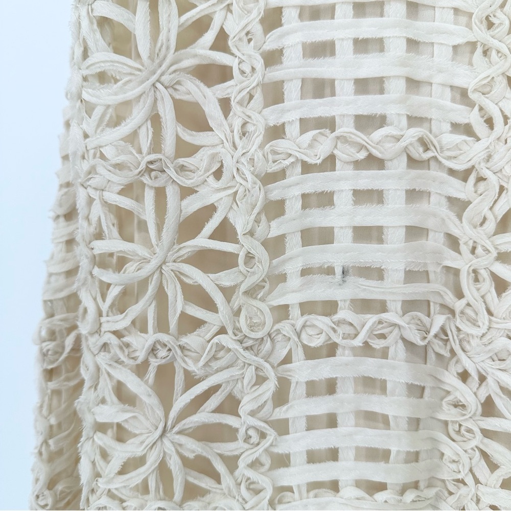 Endless Rose textured sleeveless maxi dress ivory - Picture 4 of 16